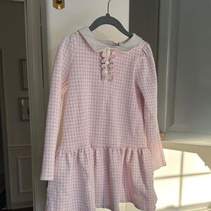 Janie and Jack Light Pink Long Sleeve Dress